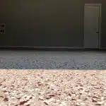 Epoxy Color Flake Concrete Garage Flooring